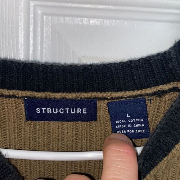Structure Men’s Large sweater Excellent Condition - Picture 2 of 3